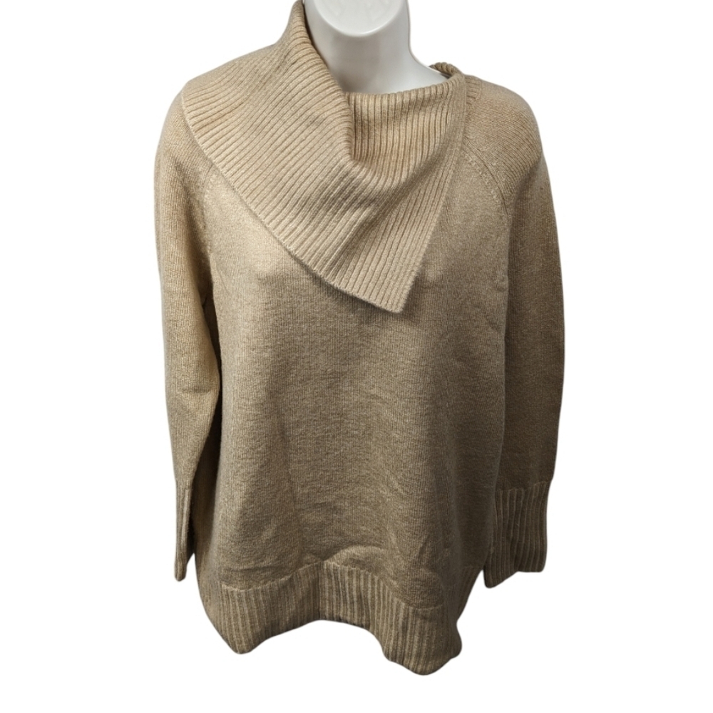 For The Republic Split Cowl Neck Sweater Sz XS